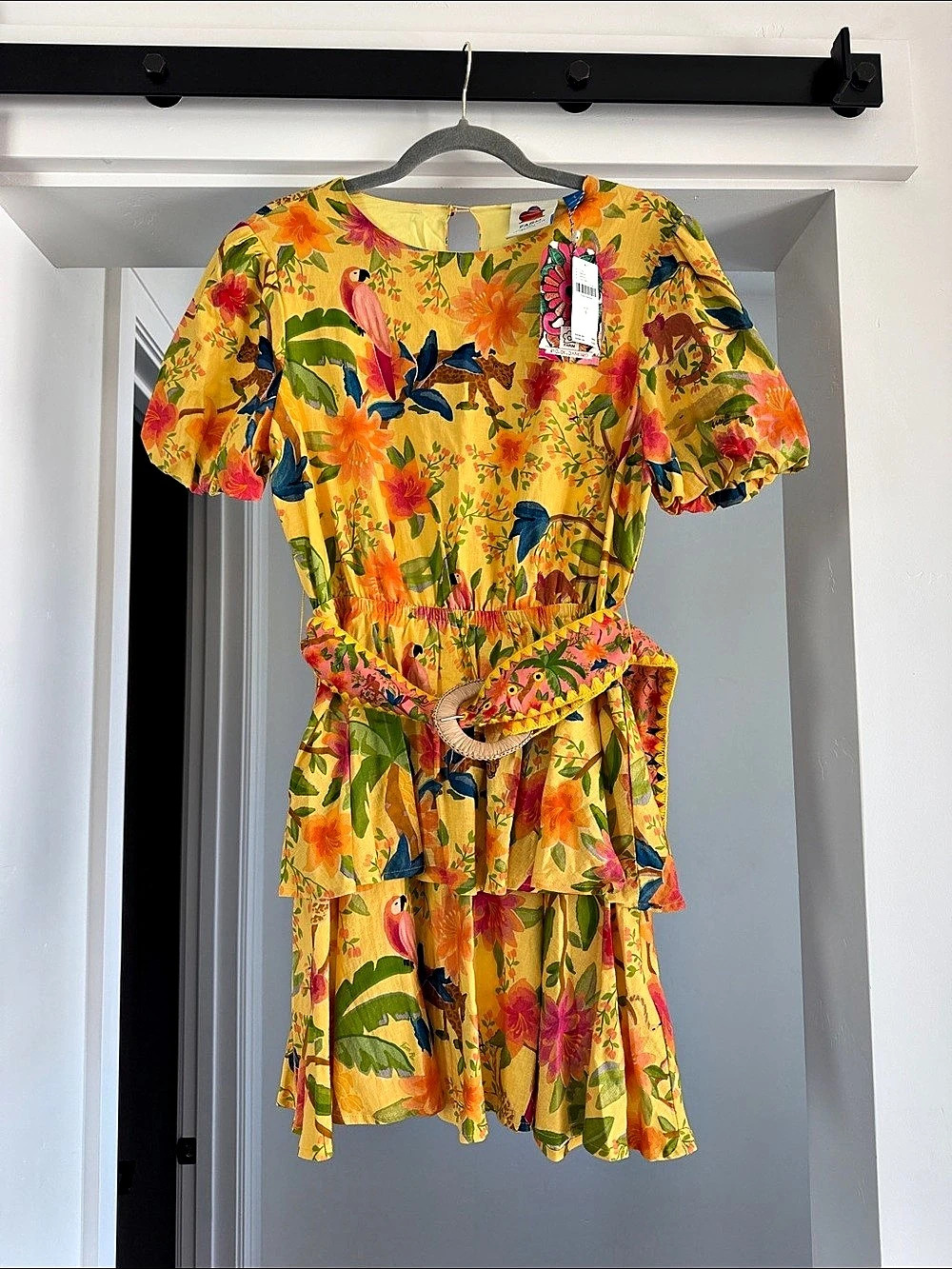 Farm Rio Floral & Animal Print Dress — NWT | Women’s Small